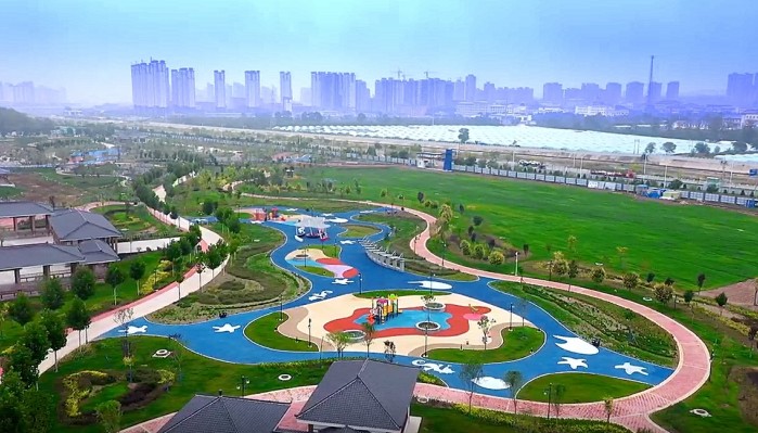 平?jīng)鍪旋堧[濕地工程建設(shè)項目獲綠色建造施工水平二星評價